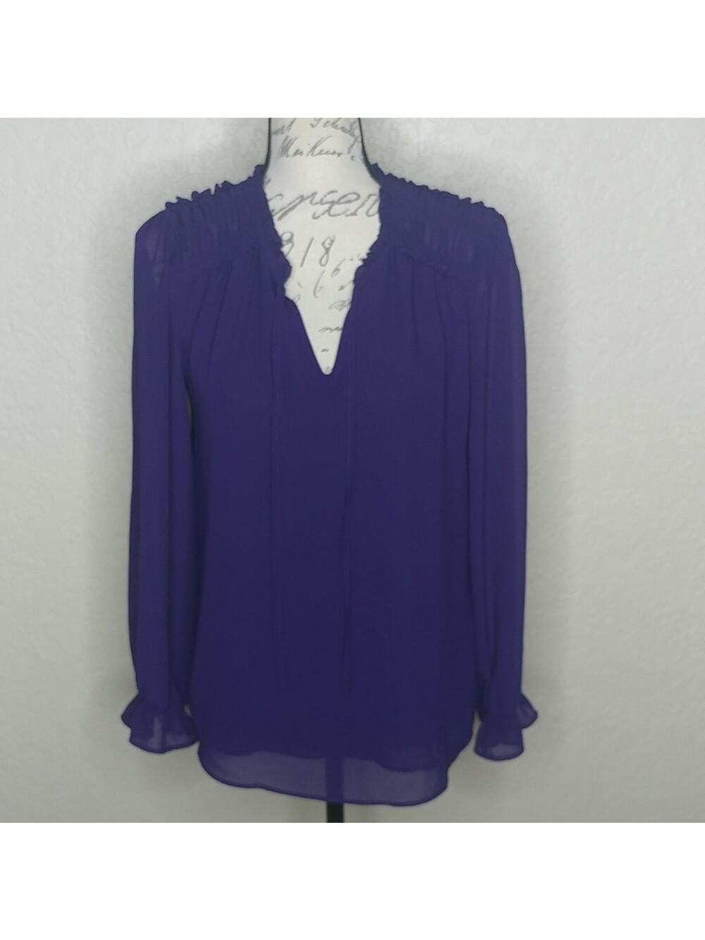 Rose‎ + Olive Long Sleeve Top Purple Size XS